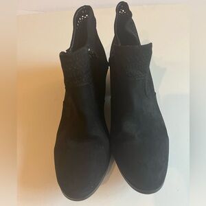 black suede boots only  used once very cute perfect for winter